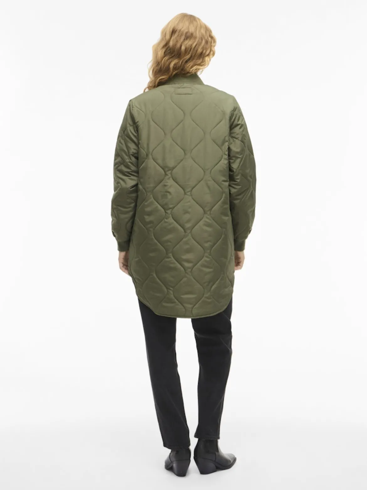 Vila naisten tikkitakki VITate Quilt Jacket, Olivine