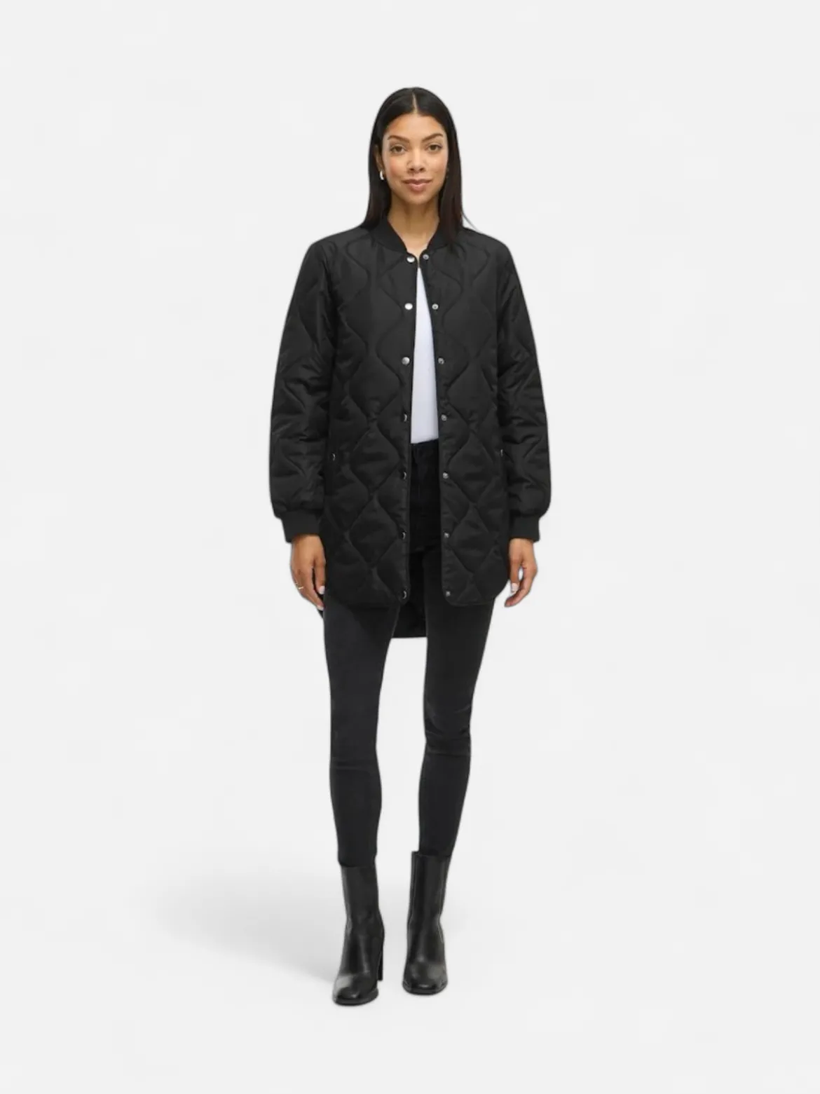 Vila naisten tikkitakki VITate Quilt Jacket, musta