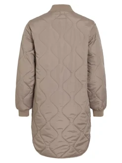 Vila naisten tikkitakki VITate Quilt Jacket, Taupe Gray