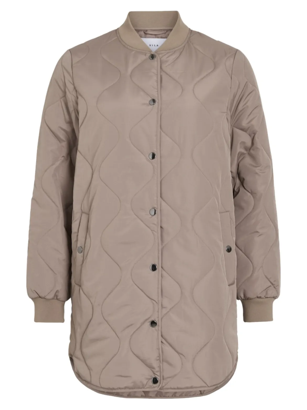 Vila naisten tikkitakki VITate Quilt Jacket, Taupe Gray