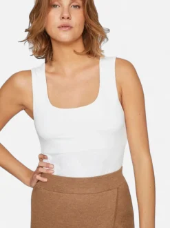 Vila naisten toppi, VIKENZA O-NECK S/L TANK TOP Optical Snow