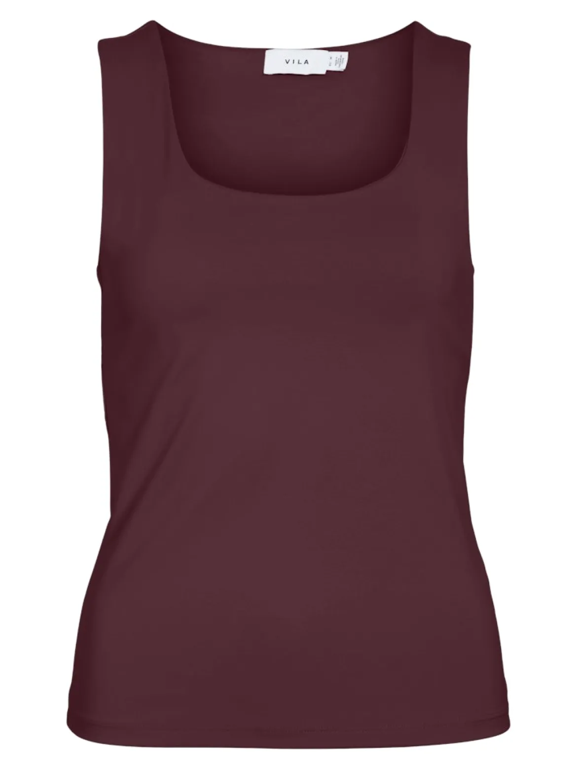 Vila naisten toppi Vikenza O-Neck S/L Tank Top, Port Royale