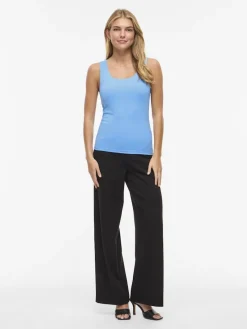 Vila naisten toppi Vikenza U-Neck S/L, All Aboard