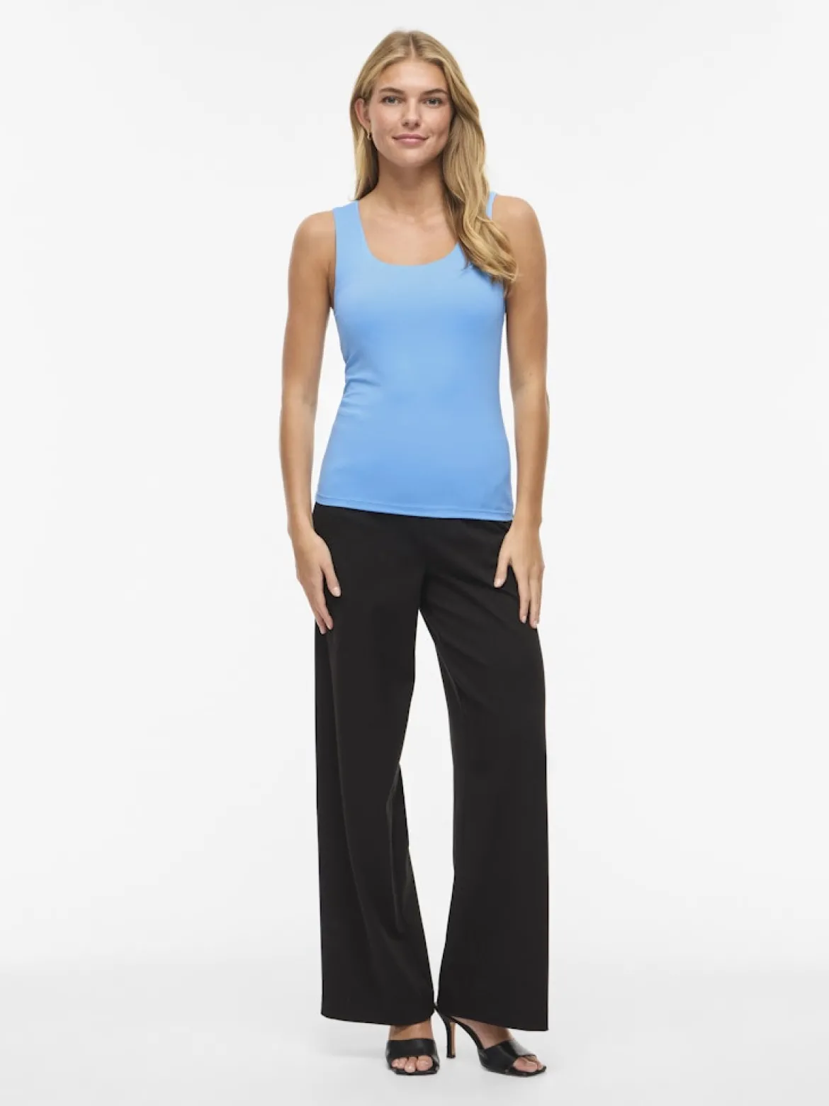 Vila naisten toppi Vikenza U-Neck S/L, All Aboard