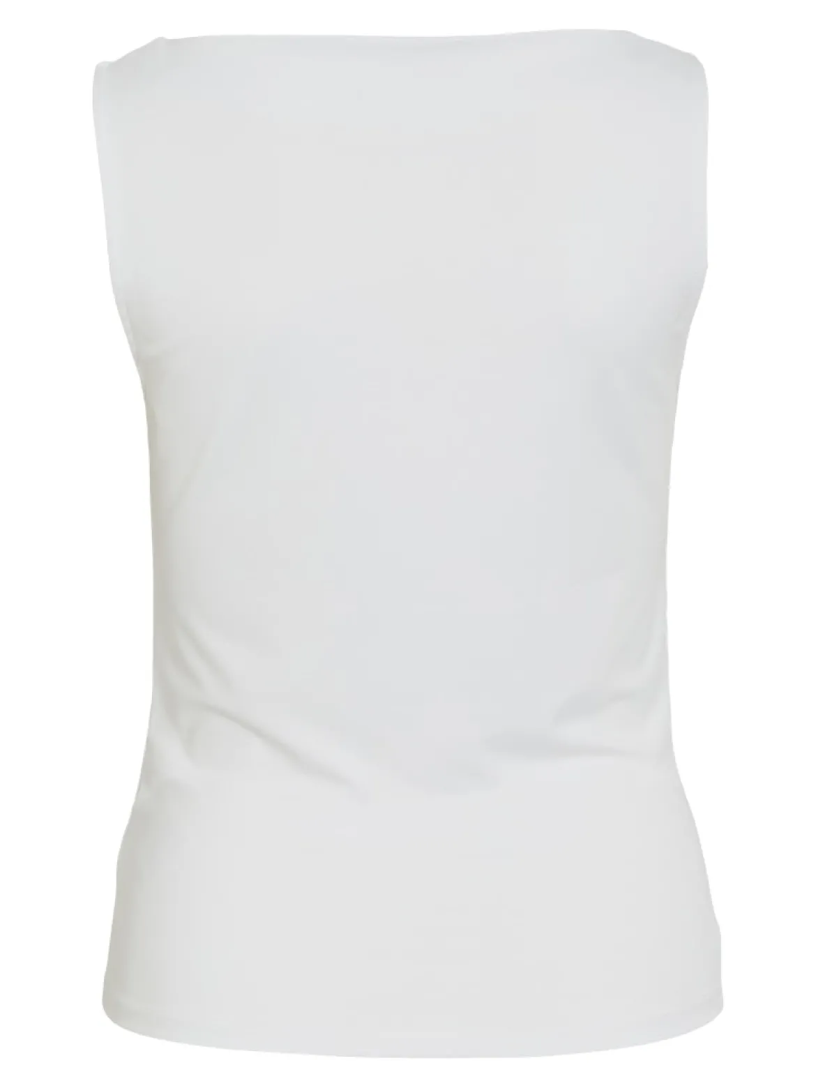 Vila Naisten Toppi Vikenza Waterfall Sleeveless Top, valkoinen