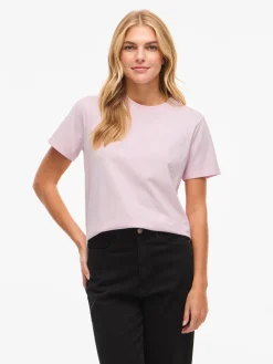 Vila naisten t-paita Vinora S/S T-Shirt, Cherry Blossom