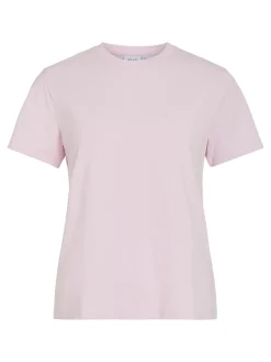 Vila naisten t-paita Vinora S/S T-Shirt, Cherry Blossom
