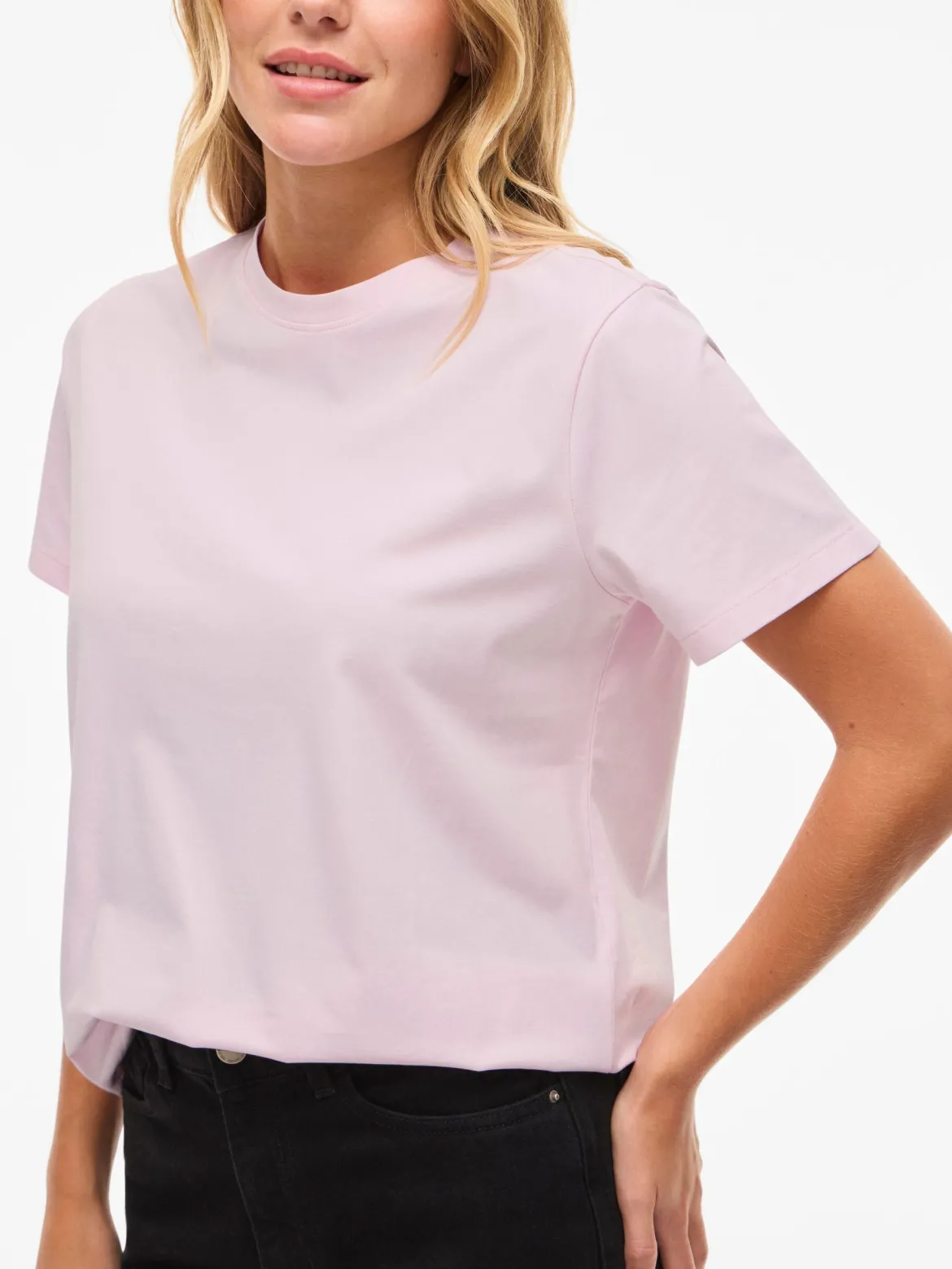 Vila naisten t-paita Vinora S/S T-Shirt, Cherry Blossom
