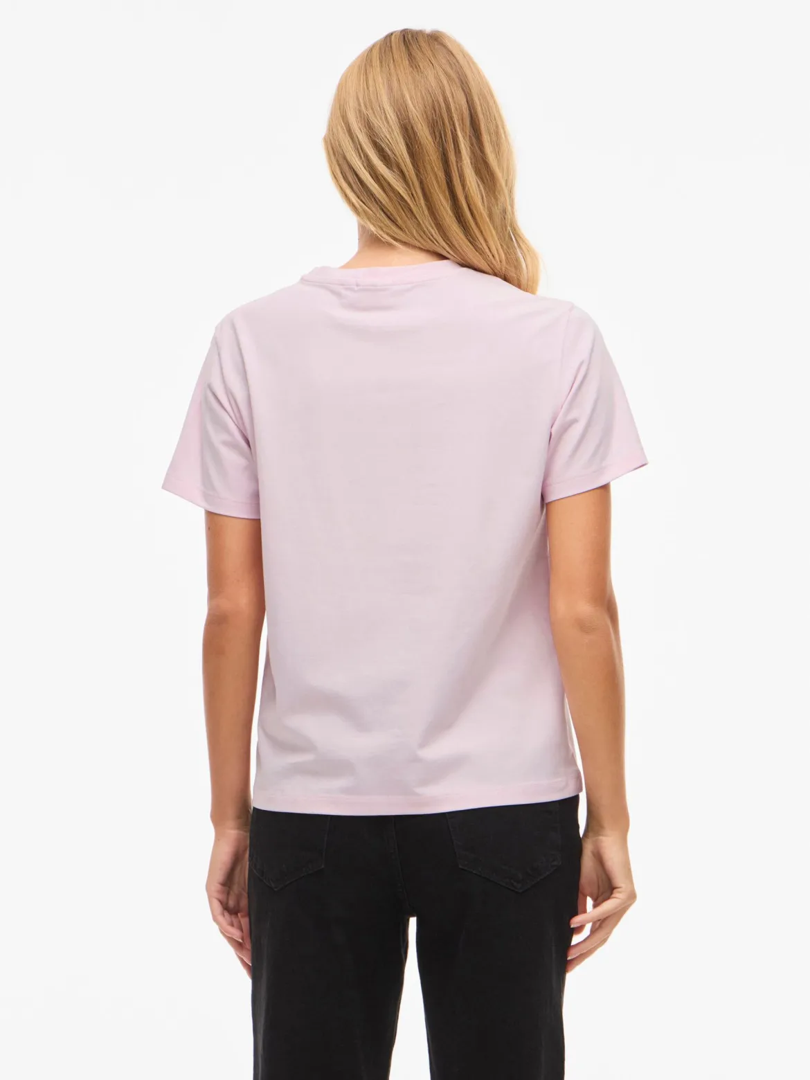 Vila naisten t-paita Vinora S/S T-Shirt, Cherry Blossom