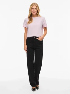 Vila naisten t-paita Vinora S/S T-Shirt, Cherry Blossom