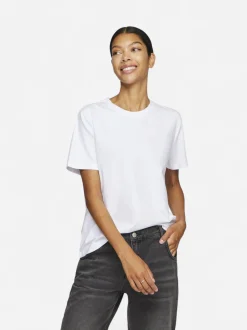 Vila naisten t-paita Vinora S/S T-Shirt, valkoinen