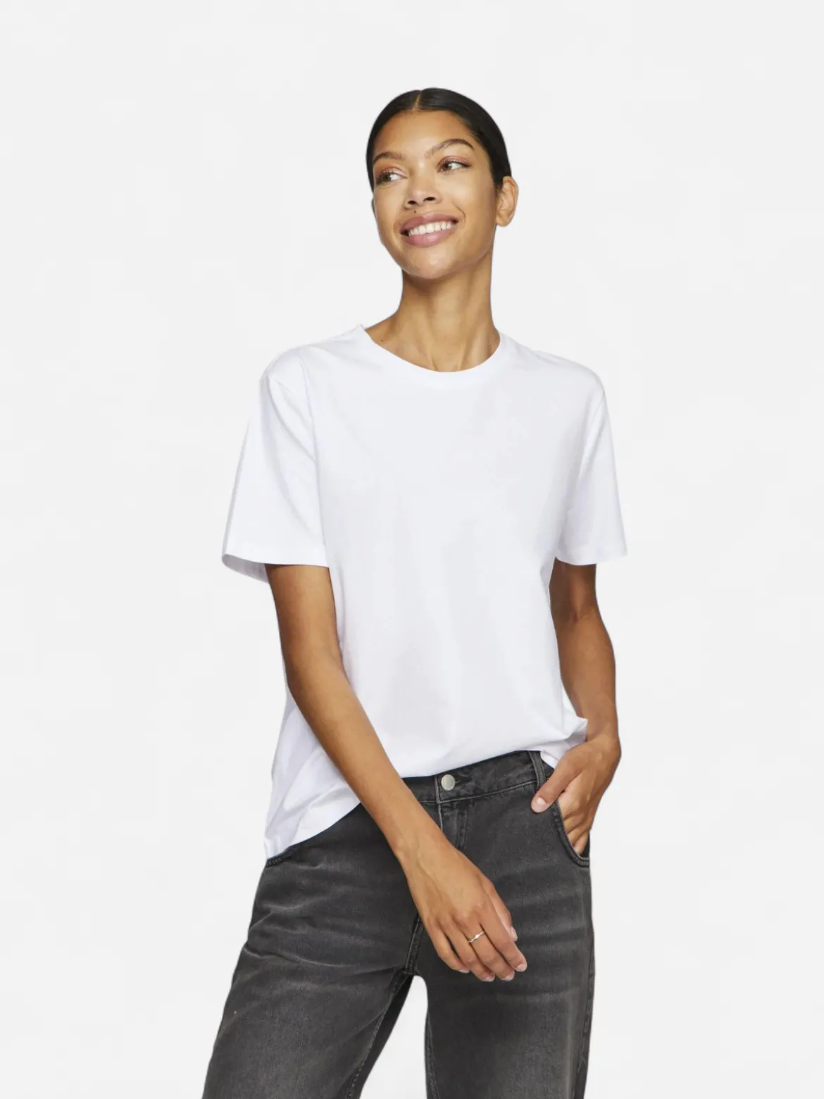 Vila naisten t-paita Vinora S/S T-Shirt, valkoinen