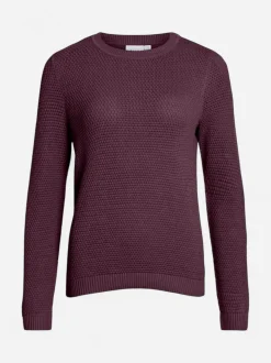 Vila neule, VIDALO O-NECK L/S KNIT TOP Fig