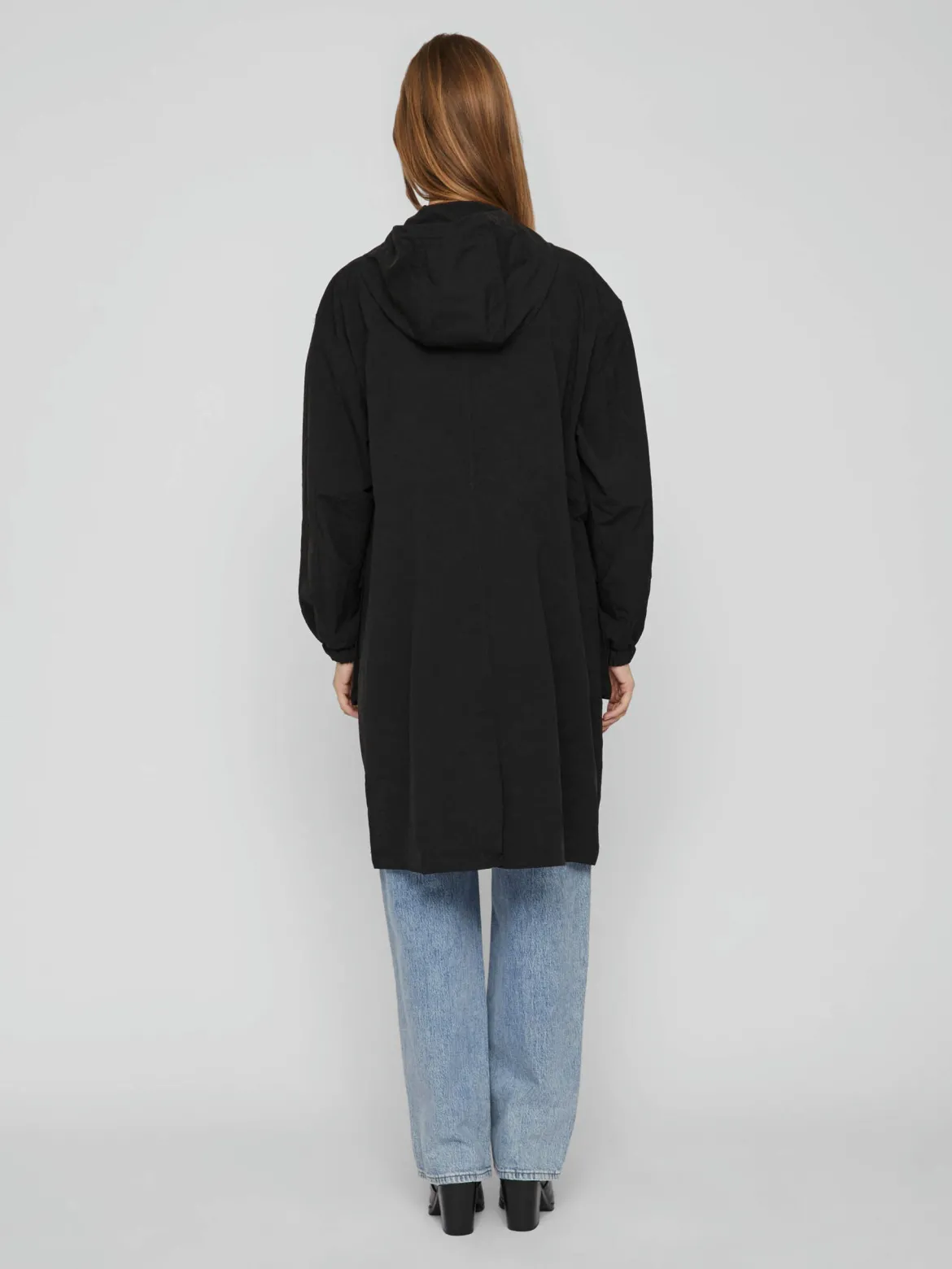 Vila pitkä parkatakki, VISILIANA LONG PARKA JACKET Musta
