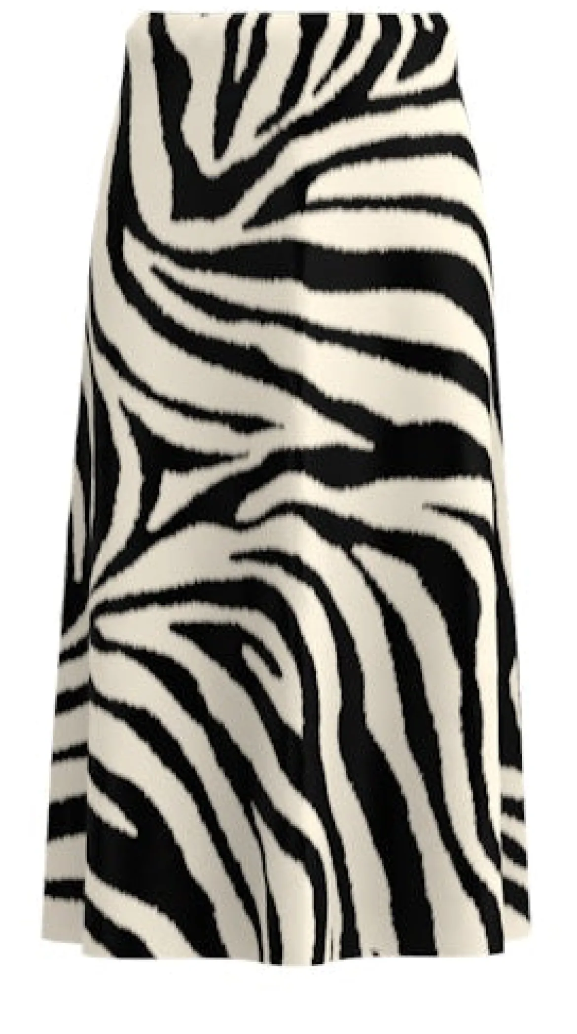 Y.A.S hame, YASPELLA HW MIDI SKIRT Valkopohjainen Kuosi
