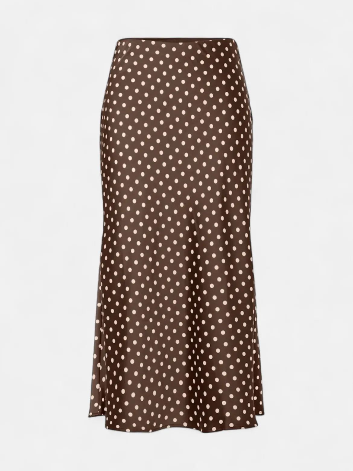 Y.A.S hame, YASPELLA HW MIDI SKIRT S. NOOS Pinecone Small Ecru dots