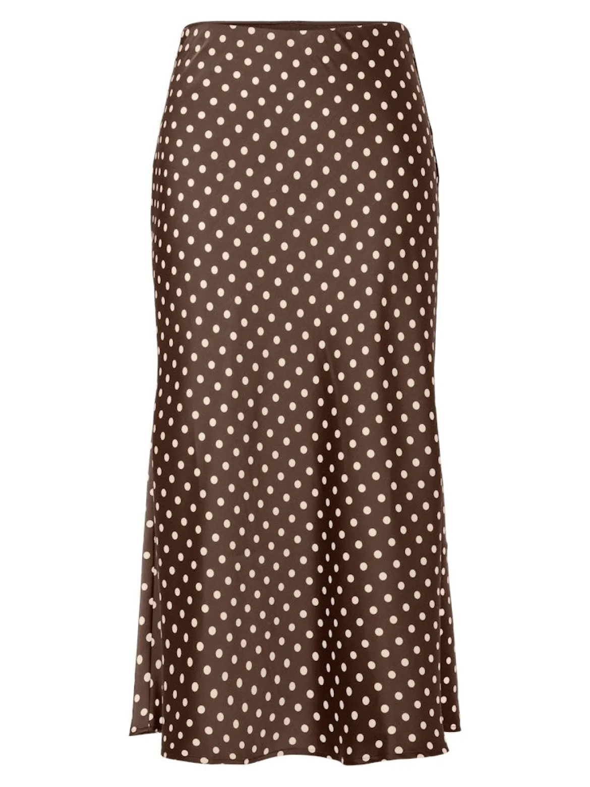 Y.A.S hame, YASPELLA HW MIDI SKIRT S. NOOS Pinecone Small Ecru dots