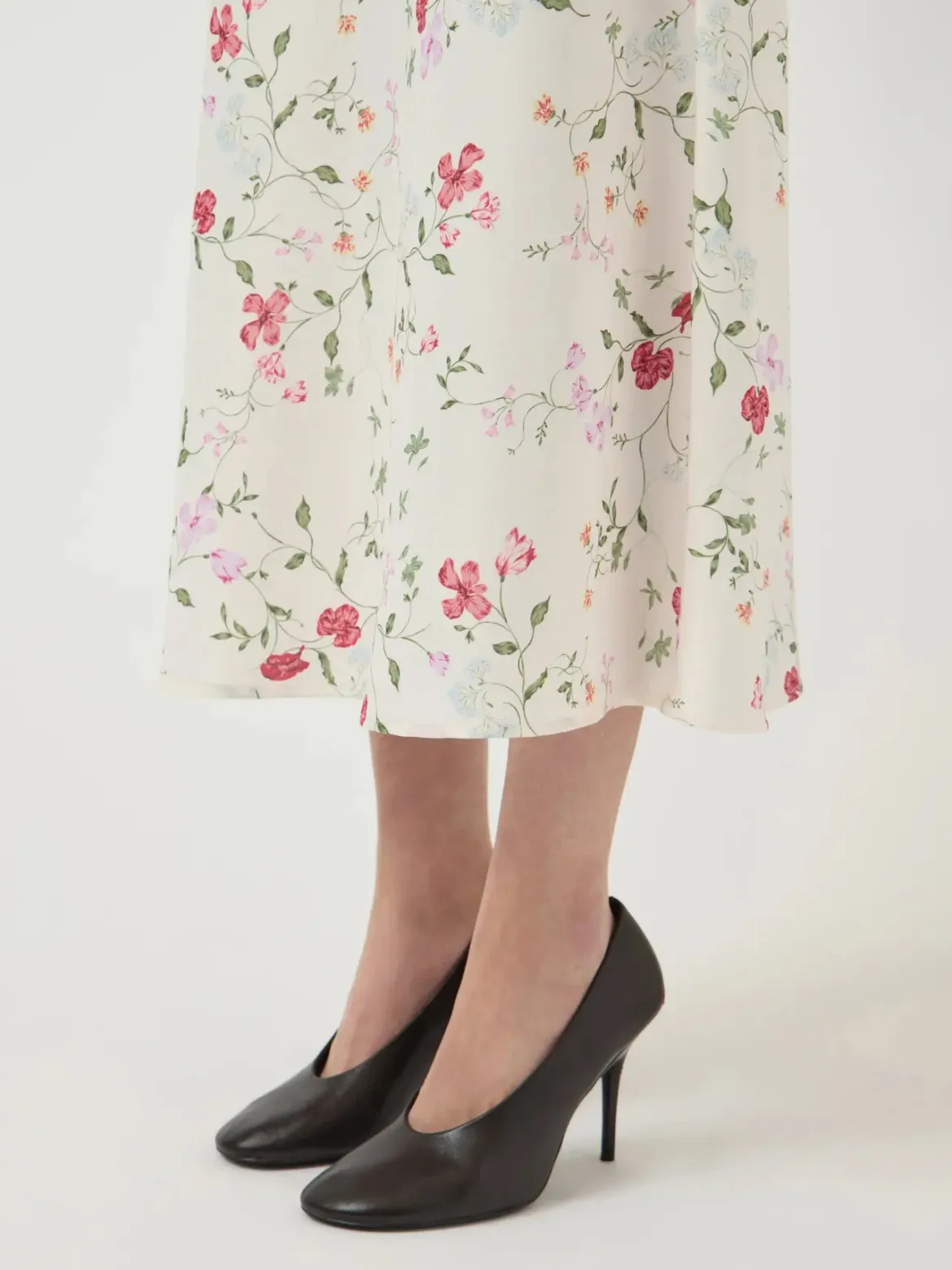 Y.A.S hame YASPella HW Midi Skirt S. Noos, Pristine Botalia