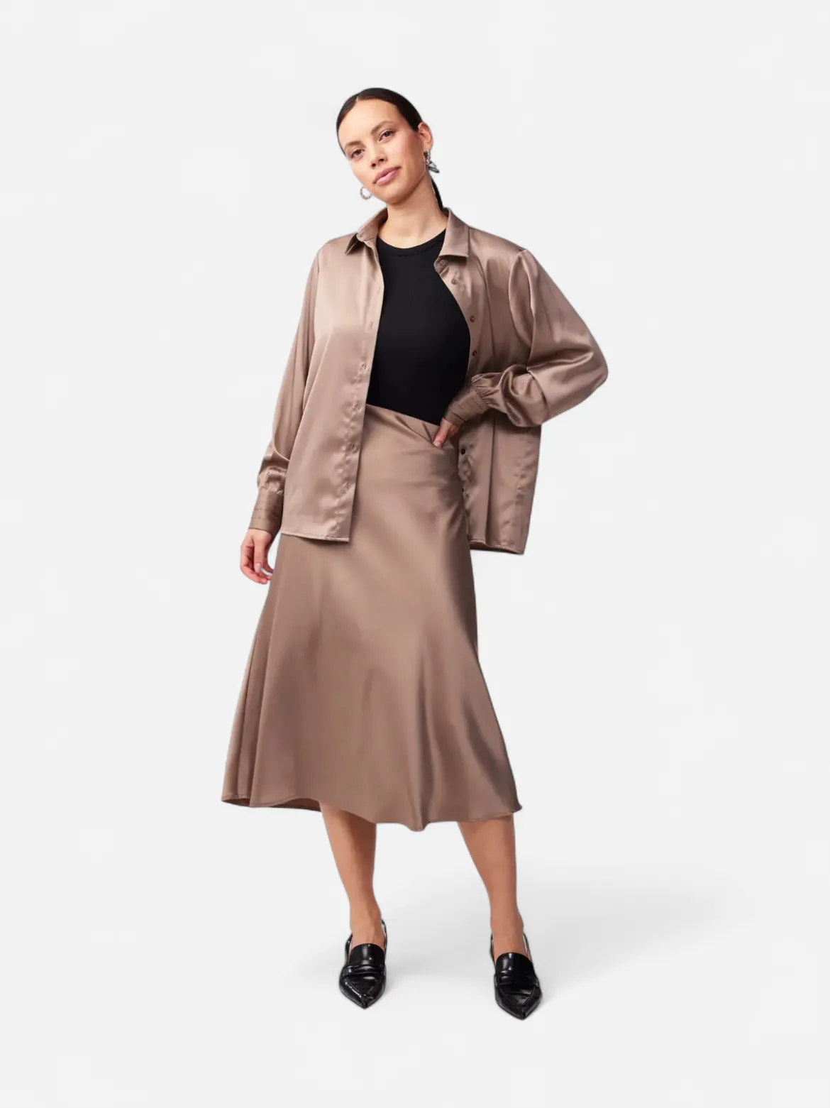 Y.A.S hame, YASPELLA HW MIDI SKIRT Fungi