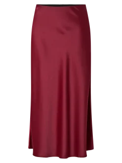 Y.A.S hame, YASPELLA HW MIDI SKIRT Tibetan Red
