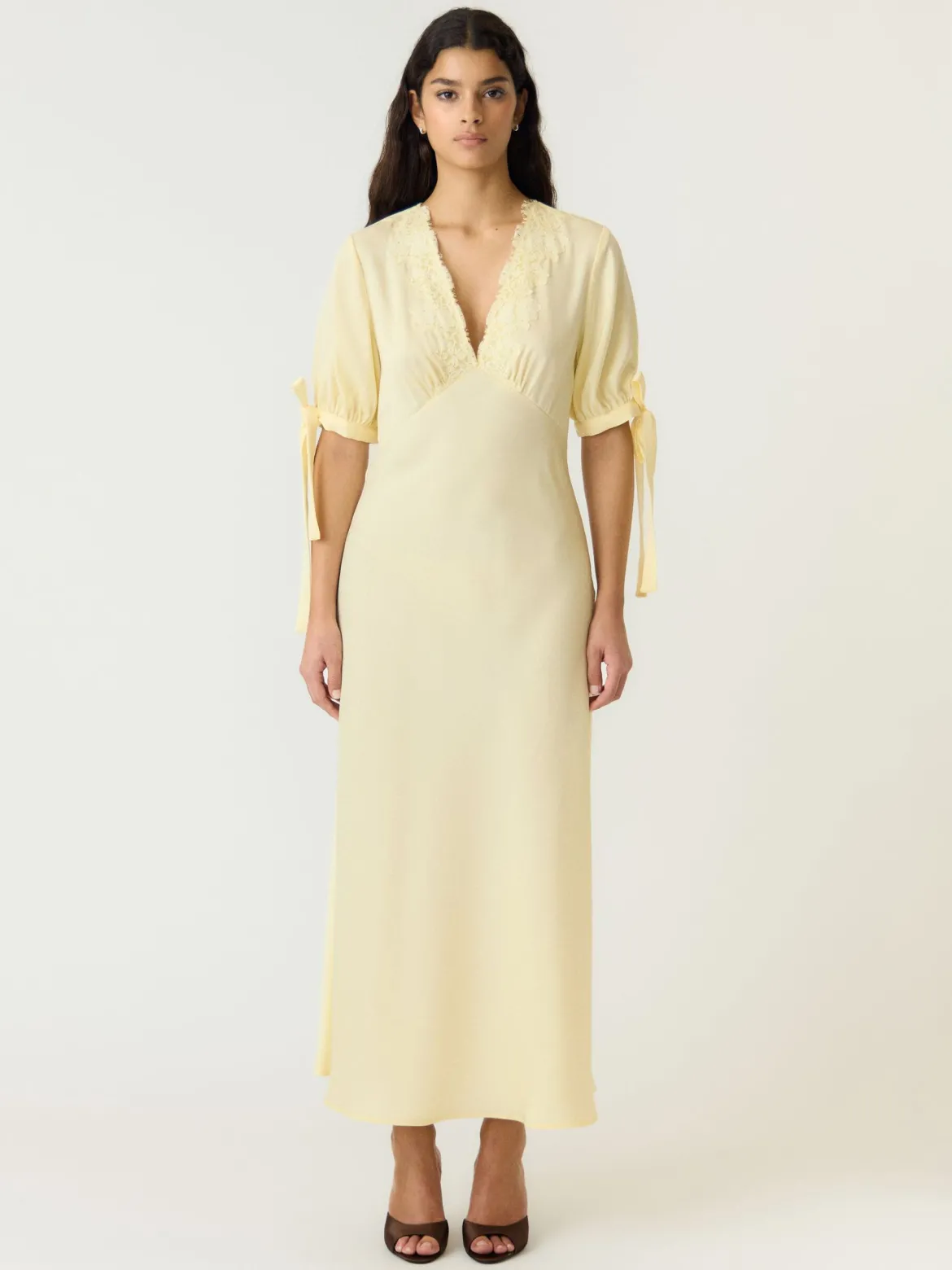 Y.A.S maksimekko Yaspella Long Dress, Anise Flower