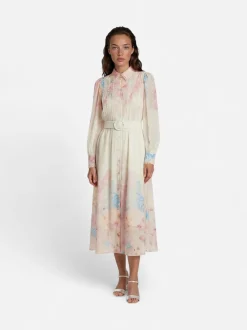 Y.A.S mekko YASFlorence Long Dress, Cherry Tomato