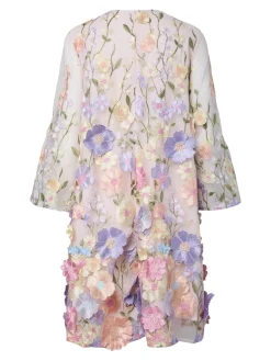 Y.A.S mekko YASFlowering 3/4 Dress, vaaleanpunainen kuosi