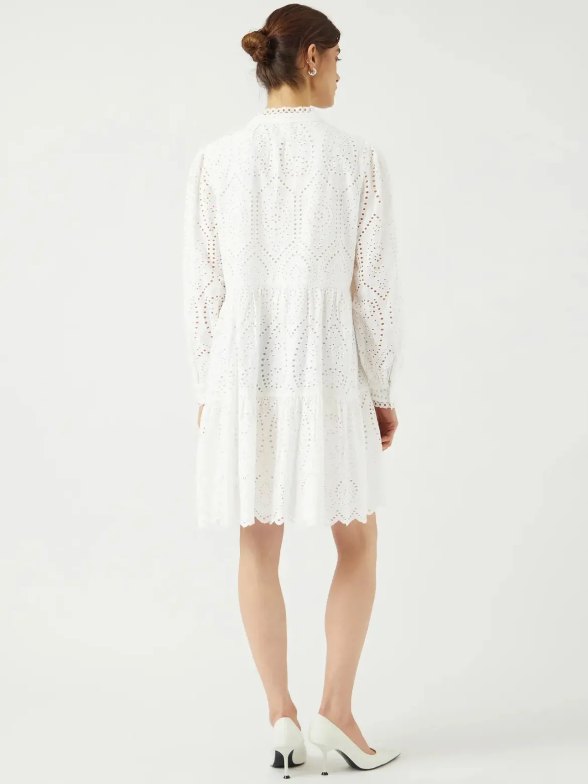 Y.A.S mekko Yasholi LS Dress S. Noos, valkoinen