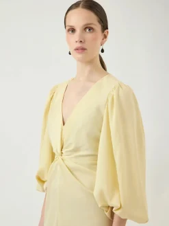 Y.A.S mekko YASThea LS Long Dress S. Noos, Anise Flower