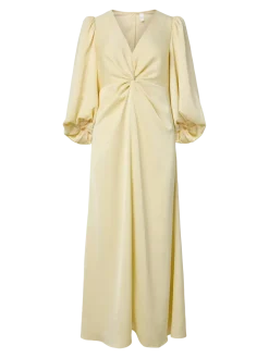 Y.A.S mekko YASThea LS Long Dress S. Noos, Anise Flower