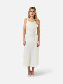 Y.A.S mekko YASTHEA Strap Long Dress, Gardenia