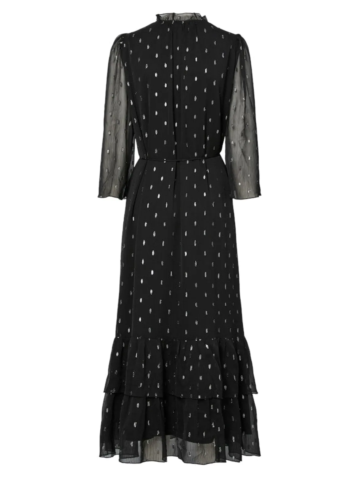 Y.A.S Mena 3/4 Long Dress, musta