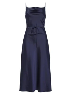 Y.A.S midimekko YASTHEA Strap Long Dress, Evening Blue