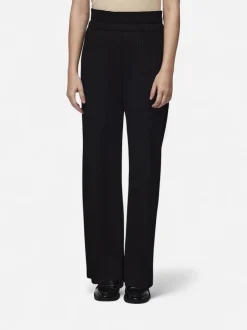 Y.A.S naisten housut YASALISA HW Pants, musta