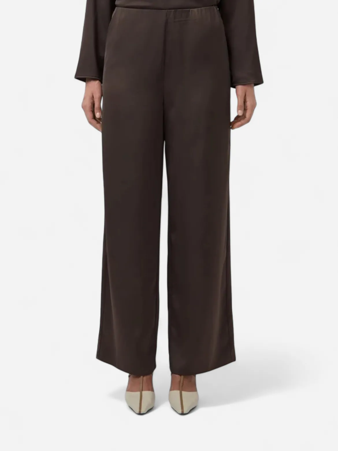 Y.A.S naisten housut Yaspella, Chocolate Brown