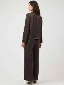 Y.A.S naisten housut Yaspella, Chocolate Brown