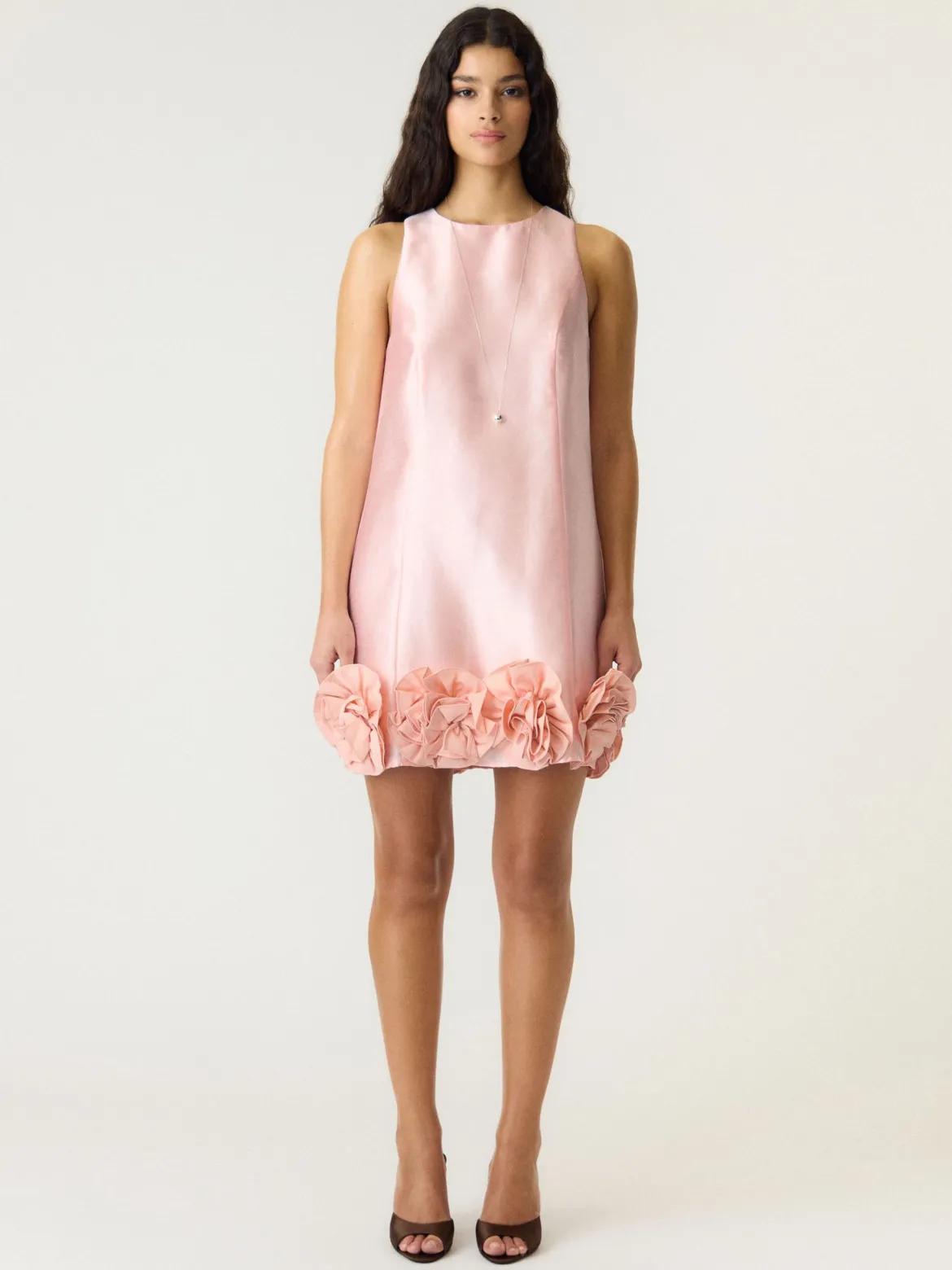 Y.A.S naisten mekko YASEllina Mini Dress, Blushing Rose