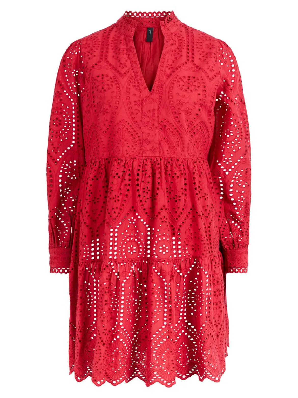 Y.A.S Naisten Mekko YASHOLI LS DRESS S Punainen
