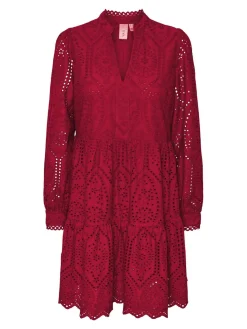 Y.A.S Naisten Mekko YASHOLI LS DRESS S Punainen