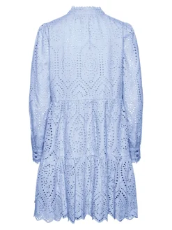 Y.A.S Naisten Mekko YASHOLI LS DRESS S Vaaleansininen
