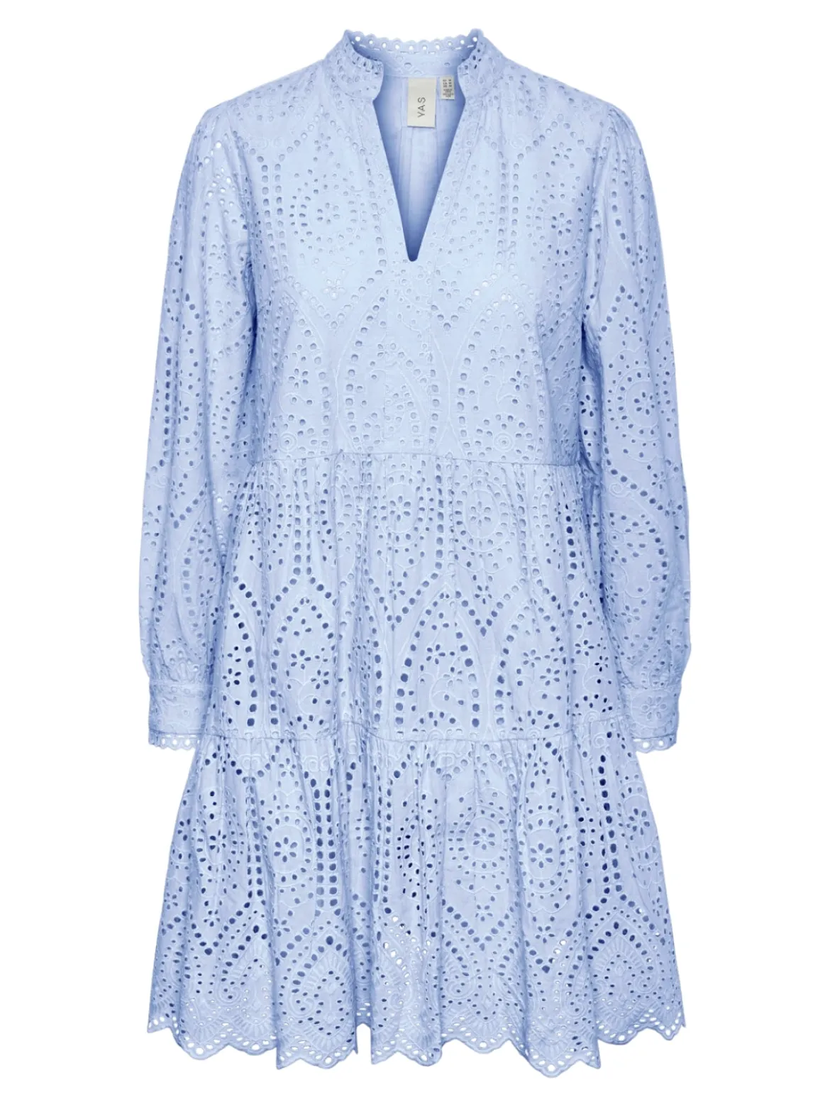 Y.A.S Naisten Mekko YASHOLI LS DRESS S Vaaleansininen