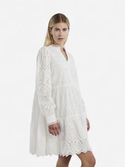 Y.A.S Naisten Mekko YASHOLI LS DRESS S Valkoinen