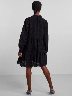 Y.A.S Naisten Mekko YASHOLI LS DRESS S Musta