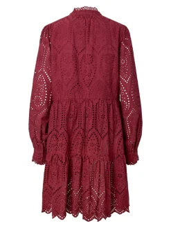 Y.A.S Naisten Mekko YASHOLI LS DRESS S Tibetan Red