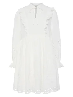 Y.A.S naisten mekko YASLUMA LS DRESS S, valkoinen