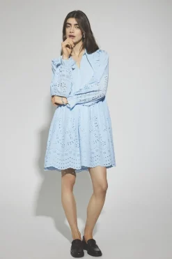 Y.A.S naisten mekko, YASLUMA LS DRESS S Vaaleansininen