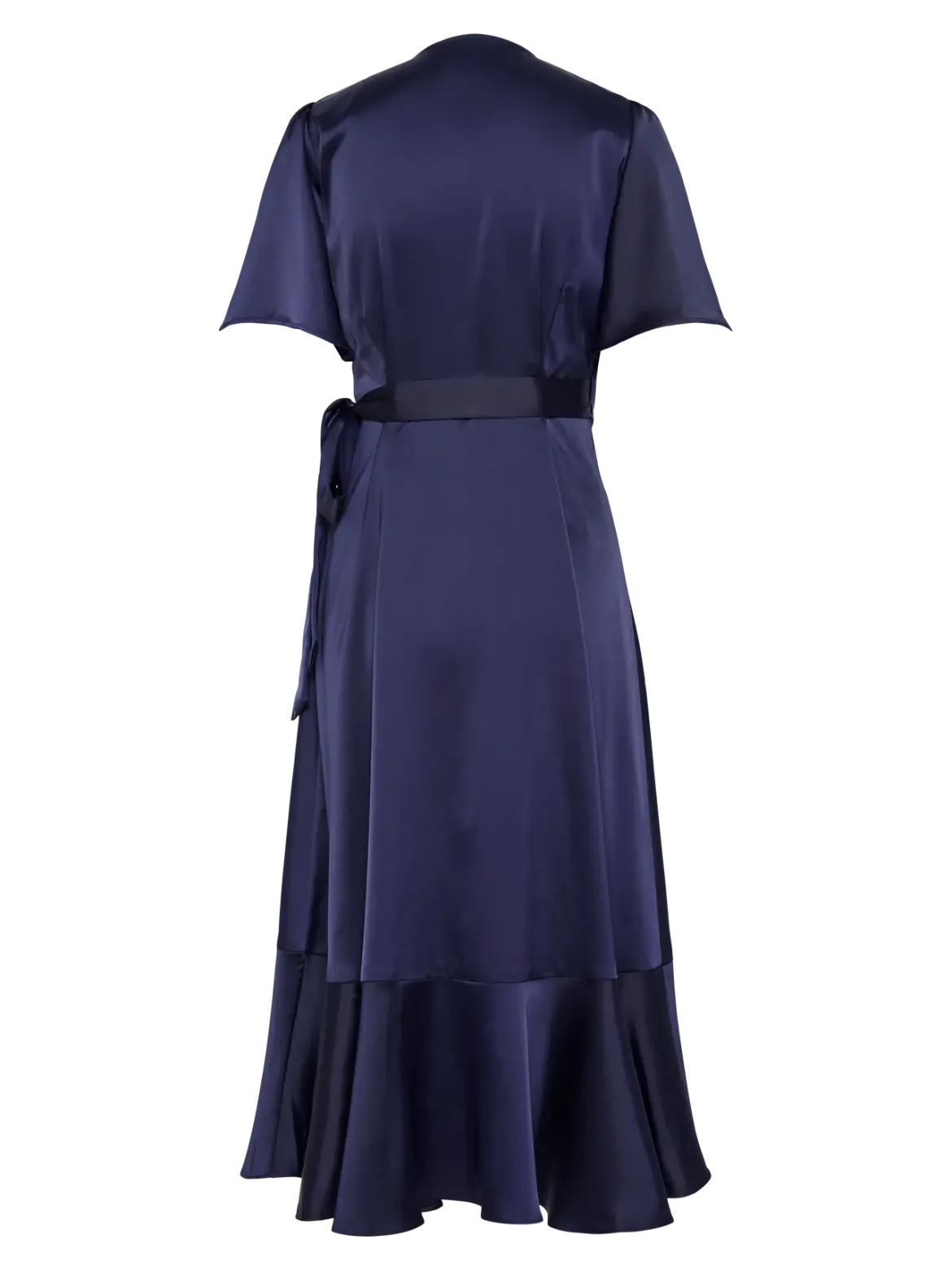 Y.A.S Naisten Mekko, YASTHEA 2/4 MIDI WRAP DRESS Evening Blue