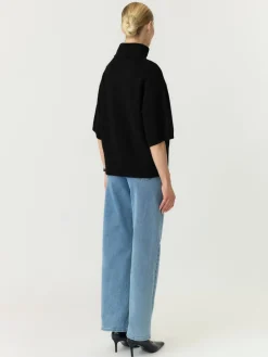 Y.A.S naisten neulepusero Yasemila, Black