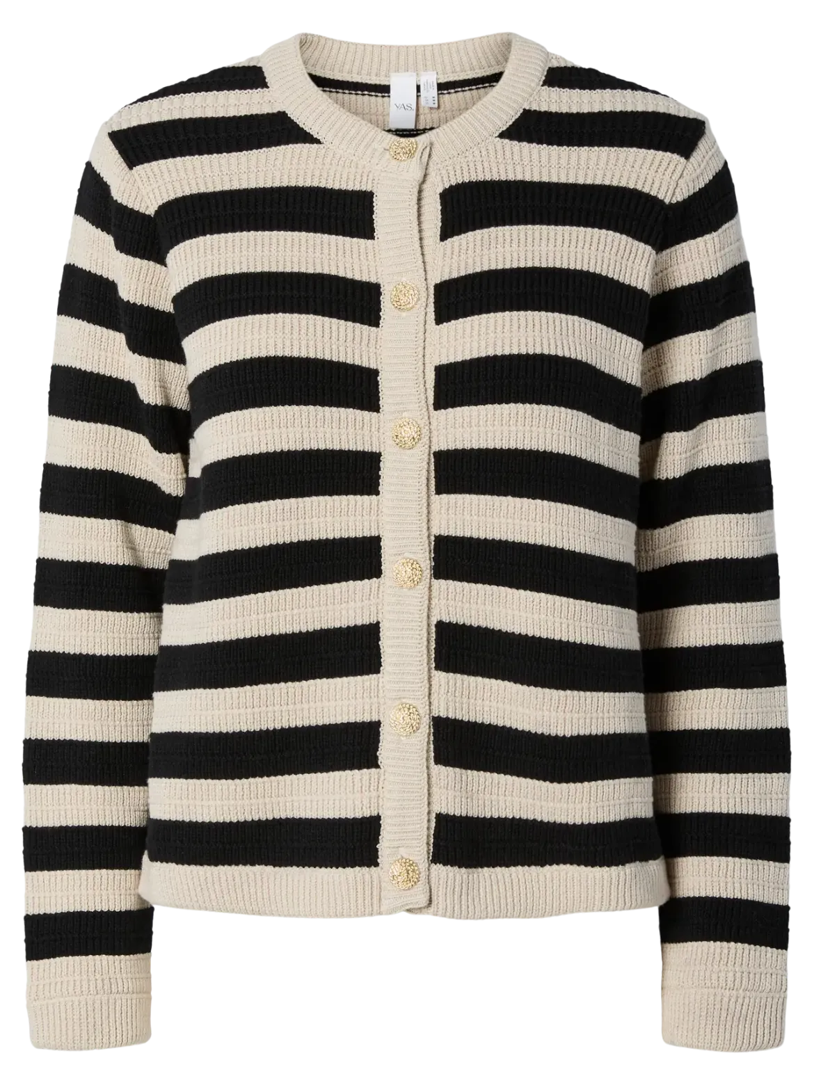Y.A.S Naisten Neuletakki, Yassironi LS Knit Cardigan Birch