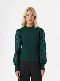 Y.A.S naisten pusero K-YASDOTME LS KNIT PULLOVER S. NOOS, Ponderosa Pine